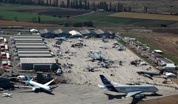 Feria Internacional del Aire y del Espacio. Foto tomada de web FIDAE 2014.
