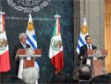 Conferencia de prensa de presidentes Tabaré Vázquez y Enrique Peña Nieto