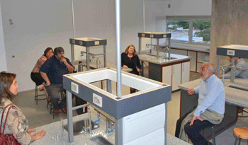 Visita de autoridades de ANEP por centros educativos de Durazno