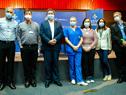Conferencia de prensa de médicos israelíes que evaluaron el desempeño de hospitales de Uruguay ante la COVID-19