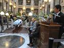 Sendic participó en la despedida fúnebre de Alcides Eduardo Ghiggia y resaltó su figura