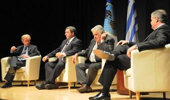 Presidente Mujica en reunión con residentes uruguayos en Estados Unidos