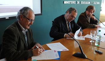 Autoridades de Educación y Cultura e Inefop firman convenio