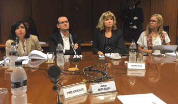Integrantes del directorio de Ancap brindan el informe ante los legisladores