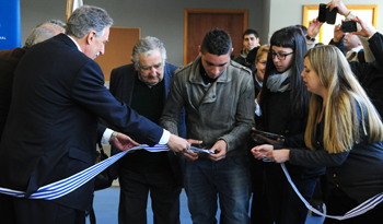 Presidente Mujica en el Instituto Técnico Superior, Montevideo