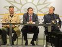 Prosecretario Diego Cánepa e integrantes del Sistema Nacional de Emergencias en Torre Ejecutiva