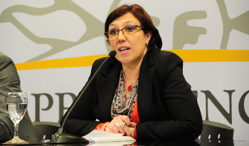 La ministra Susana Muñiz informó del grupo de trabajo para mejorar la ley de representación en ASSE