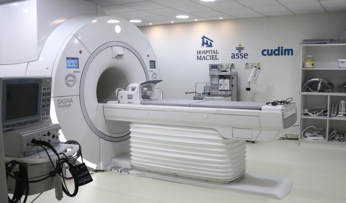 Resonador magnético ubicado en el Hospital Maciel