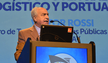 Ministro Víctor Rossi en XXVI Congreso Latinoamericano de Puertos