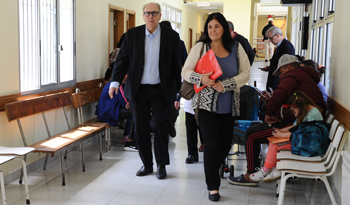 Presidente de ASSE, Marcos Carámbula, visita policlínica Giordano