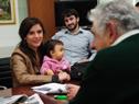 José Mujica recibió a las diputada chilena Camila Vallejo