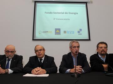 Autoridades en la presentación de Fondo Sectorial de Energía