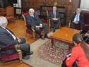 Ministro del Interior, Eduardo Bonomi recibió al secretario general de UNASUR, Ernesto Samper