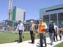 Ministro de Transporte, Víctor Rossi, recorrió la planta de celulosa Montes del Plata