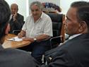 Presidente Mujica recibió en audiencia al ministro del Acero de la India