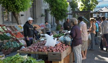 Feria vecinal en Montevideo Feria vecinal en Montevideo