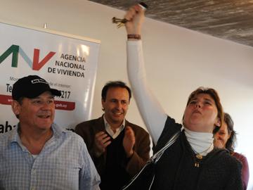 Entrega de llaves de las viviendas