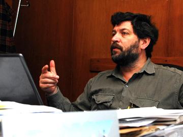 Director del Instituto Nacional de Colonización, Andrés Berterreche