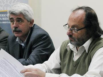 Ministros Brenta y Olesker