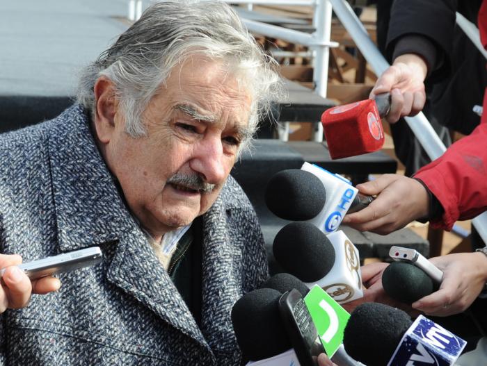Mujica en declaraciones a la prensa
