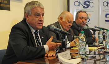 Alberto Scavarelli, Enrique Iglesias y Jorge Papadópulos