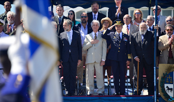 Presidente de la República, Tabaré Vázquez, en celebración del Día de la Fuerza Aérea Uruguaya