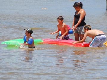 Niños en la playa