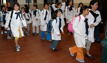 Comienzo normal de clases en todo el país