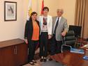 Presidente Vázquez mantuvo reunión con diputada de Galicia Ana Portón y eurodiputada Ana Miranda