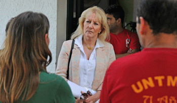 Ministra Carolina Cosse en Juan Lacaze
