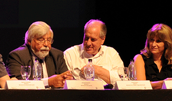 Eduardo Bonomi y jerarcas en el Consejo Nacional de Género