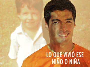 Luis Suárez participa de la campaña del Programa “Uruguay Crece Contigo”