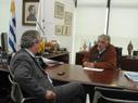 Entrevista Pte.Directorio P.Nal. Luis A. Heber con Presidente de la ROU José Mujica