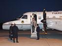 El presidente Tabaré Vázquez y la comitiva oficial arribaron al aeropuerto de Melilla