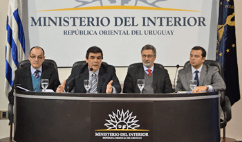 Walter Menéndez, Mario Layera, Enrique Canon y Fernando Wins