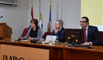 La ministra Marina Arismendi expone en coloquio internacional