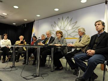 Autoridades en conferencia tras visita de Comisión Nacional de Verdad de Brasil Autoridades en conferencia tras visita de Comisión Nacional de Verdad de Brasil