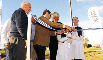 Inauguración de obras en ruta 7