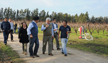 Ministro Tabaré Aguerre visita establecimientos de Colonia