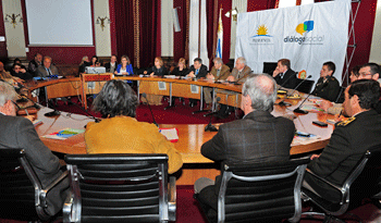 Mesa 5 del Diálogo Social en la sede central de la Universidad de la República