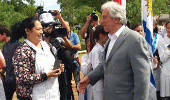 Tabaré Vázquez en Tranqueras, Rivera Tabaré Vázquez en Tranqueras, Rivera
