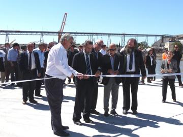 Inauguración de ampliación del puerto de Nueva Palmira
