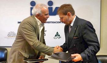 Presidente del INIA, Álvaro Roel, firma convenio con el director del Instituto Federal de Investigación Agrícola Julius Kühn-Institut, George Backhaus