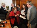Firma de acuerdo que pone fin al conflicto en Salud Pública Firma de acuerdo que pone fin al conflicto en Salud Pública