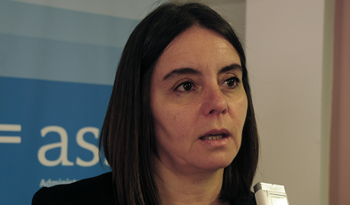 Presidente de ASSE, Beatriz Silva