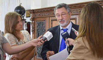Director de Aduanas, Enrique Canon.