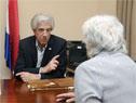 Vázquez viajó a Estados Unidos luego de traspasar el mando presidencial a Lucía Topolansky