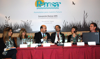 Autoridades uruguayas en Conferencia Ramsar Autoridades uruguayas en Conferencia Ramsar