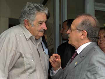 Presidente de la República, José Mujica y Rio Grande do Sul, Tarso Genro