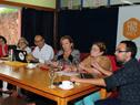 Ministra de Educación y Cultura, María Julia Muñoz recibió organizaciones en la Biblioteca Muni